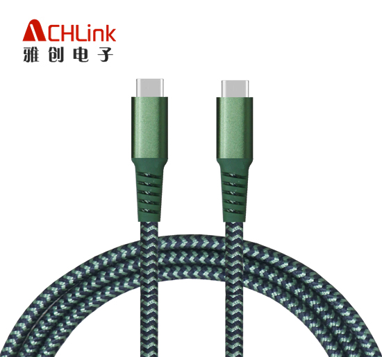 40Gbps 100W USB4 Cable Fast Charging Usb C to Usb C Cable Support dual 4K@60Hz Compatible with Thund